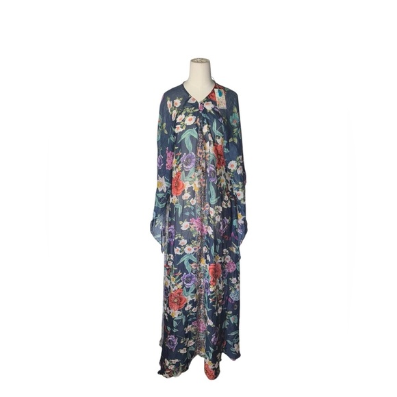 JOHNNY WAS SUNRISE LONG DRESS NWT L - Picture 2 of 12